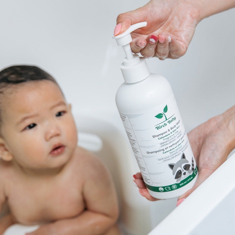 when to start using shampoo on baby