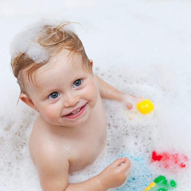 Baby Hair Washing